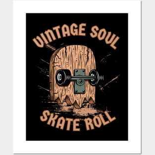 Vintage Soul, Skate Roll. Skate Posters and Art